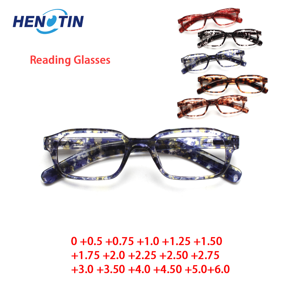Women'S Fashion Glasses With Clear Lenses - Kacamata Baca Wanita Bingkai Persegi Panjang