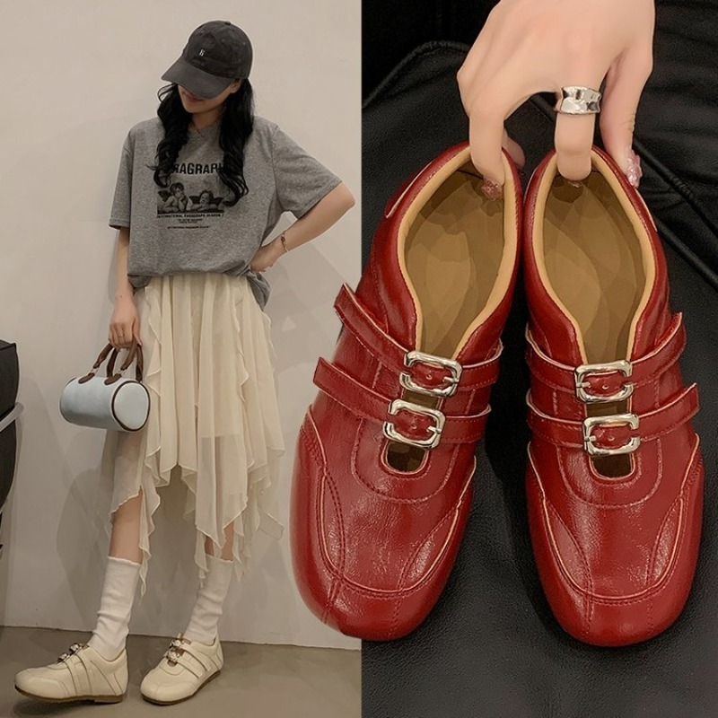 Women'S Fashion Loafers - Sepatu Loafer Wanita Model Bulat Berujung