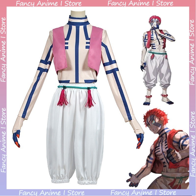 Women Fashion Vest - Kostum Cosplay Anime Akaza Pakaian Pesta