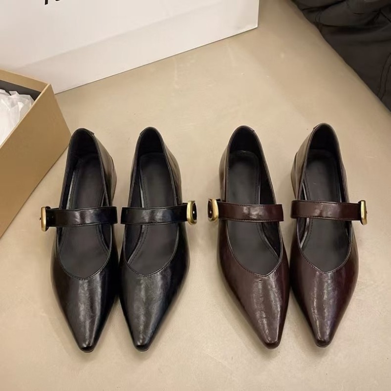 Women'S Fashion For 2025 - Sepatu wanita hak rendah berbahan sol