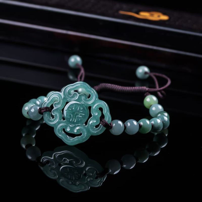 Women And Men Fashion - Gelang Giok Alami Kelas A Desain