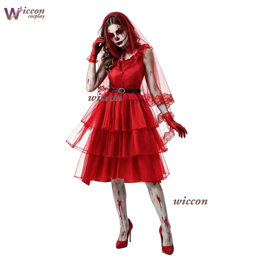 Sleeveless Jumpsuit - Kostum Cosplay Halloween & Natal: Gaun