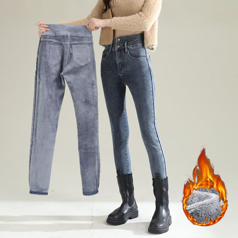 Women Fashion Jeans - Celana Jeans Wanita Musim Dingin Model