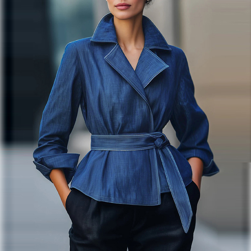 Women Fashion Jeans - Jaket Denim Wanita Musim Gugur Semi