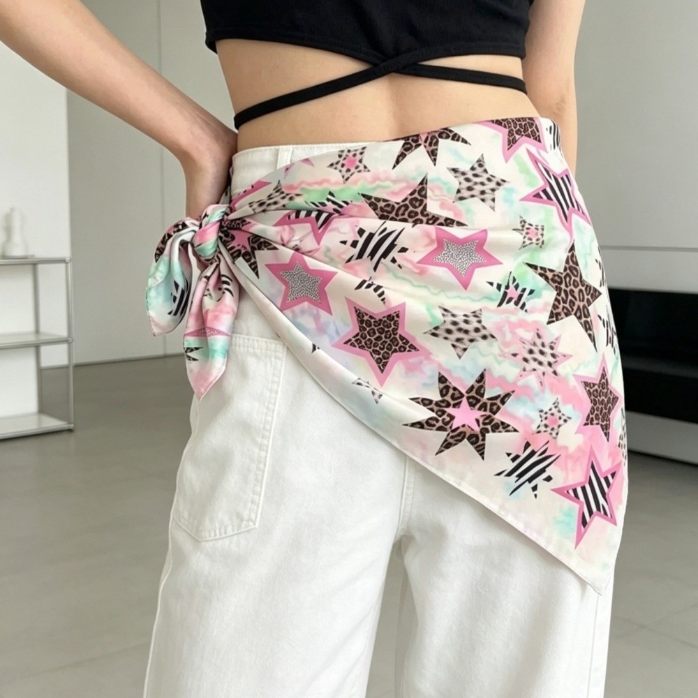 Syal Persegi Vintage yang Taha - Women'S Fashion Edgy ulasan dan harga