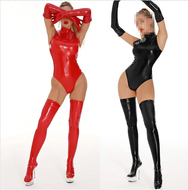 Catsuit Lateks Alami Seksi Bua - Sleeveless Jumpsuit ulasan dan harga