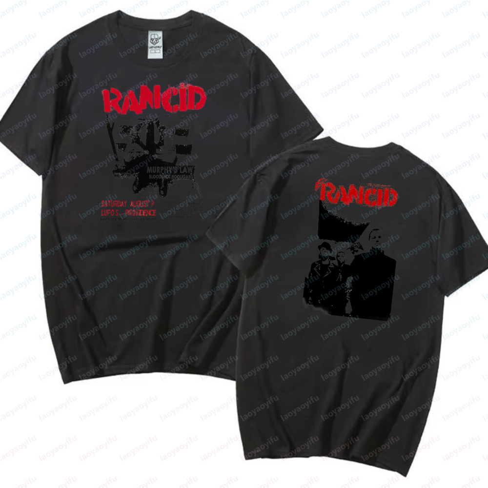 Kaos Cetak Dua Sisi Rancid, Ka - Women'S Fashion Edgy ulasan dan harga