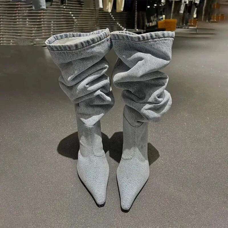 Sepatu Bot Wanita Model Tinggi - Women Fashion Jeans ulasan dan harga