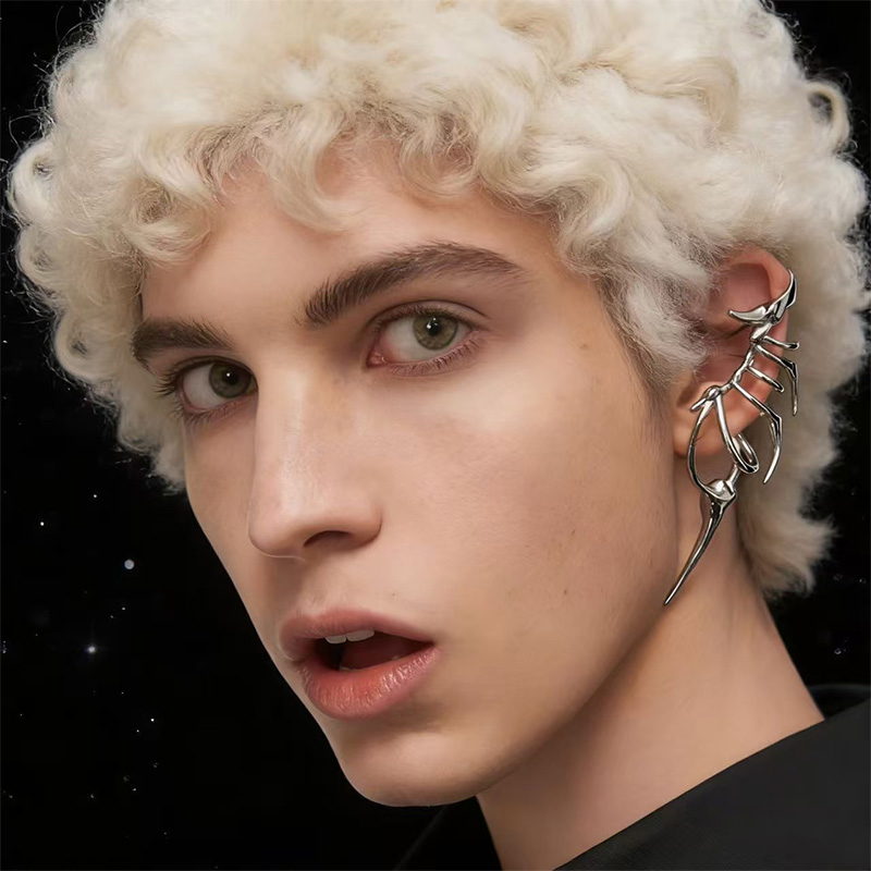 Anting-anting model kerangka e - Women'S Fashion Edgy ulasan dan harga