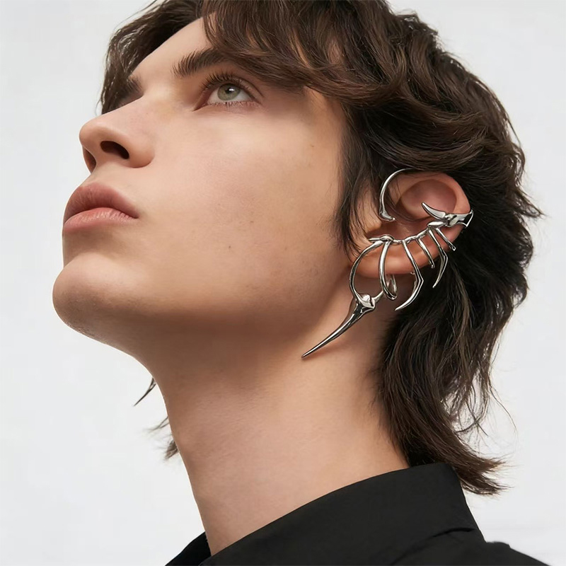 Anting-anting model kerangka e - Women'S Fashion Edgy ulasan dan harga