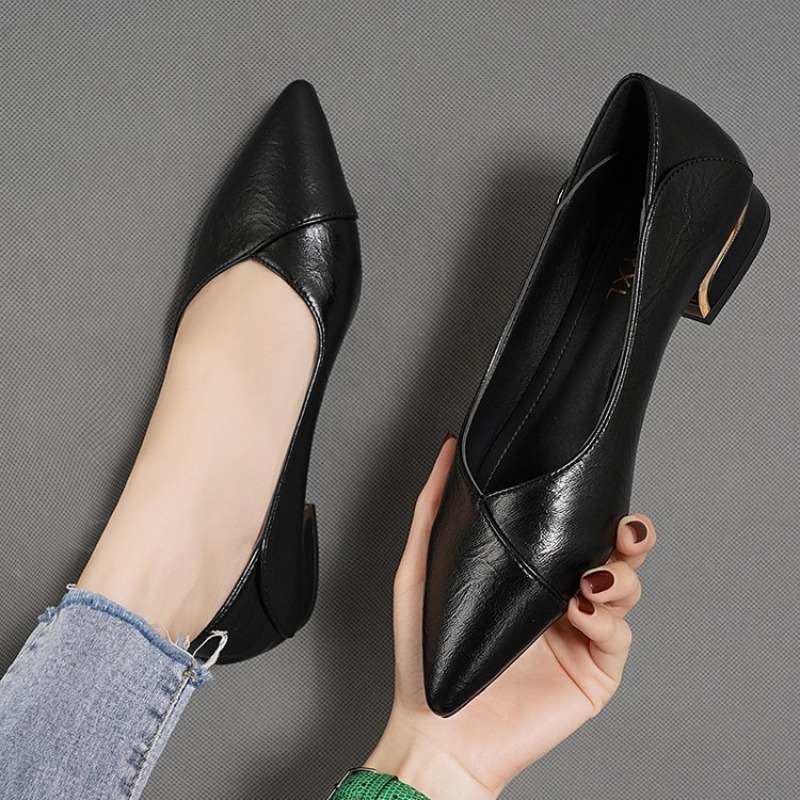 Sepatu Kulit Wanita Model Runc - Women'S Fashion Loafers ulasan dan harga
