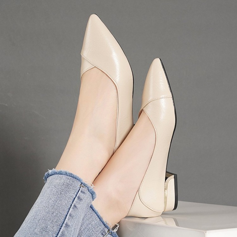 Sepatu Kulit Wanita Model Runc - Women'S Fashion Loafers ulasan dan harga