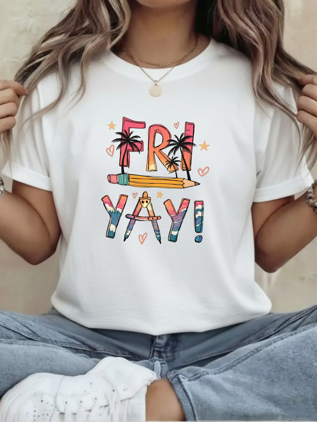 Kaus Fashion Wanita Pakaian Ol - Women'S Y2K Fashion Aesthetic ulasan dan harga