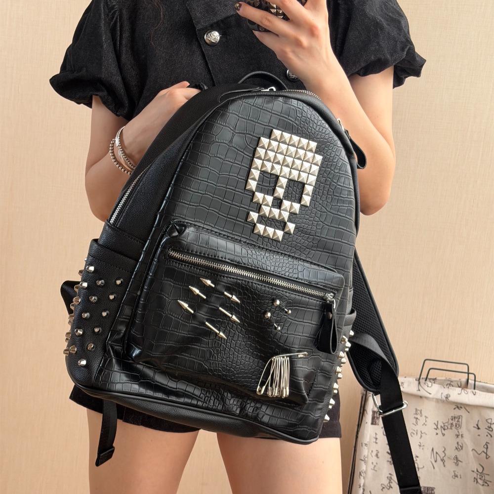 Tas Ransel Motif Kulit Buaya H - Women And Men Fashion ulasan dan harga
