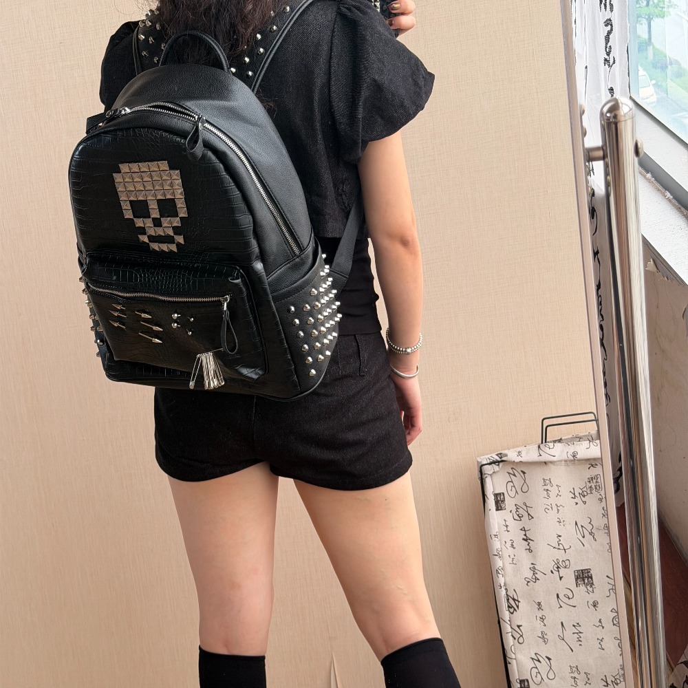 Tas Ransel Motif Kulit Buaya H - Women And Men Fashion ulasan dan harga