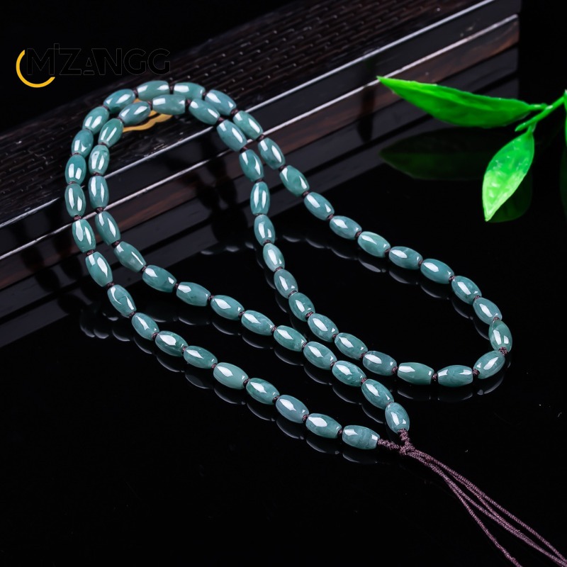 Kalung Liontin Batu Giok Biru  - Women And Men Fashion ulasan dan harga