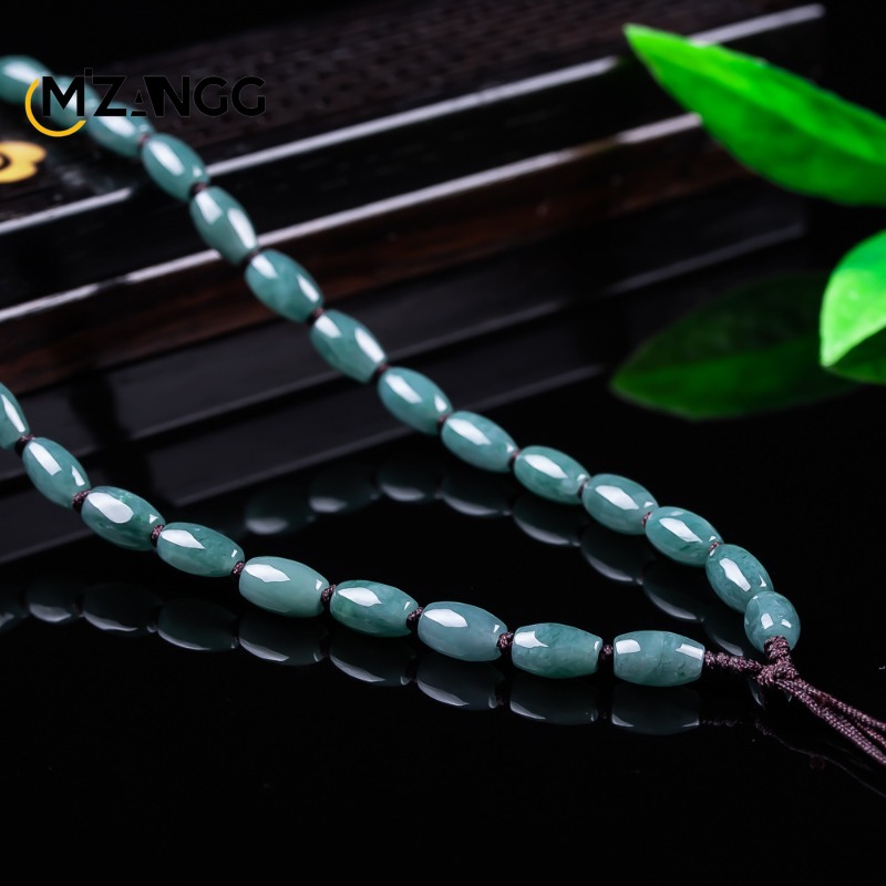Kalung Liontin Batu Giok Biru  - Women And Men Fashion ulasan dan harga