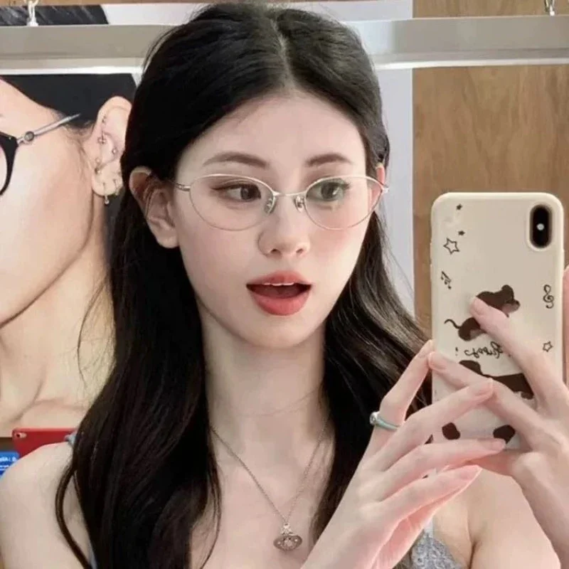 Kacamata Miopia Mata Kucing Fa - Women'S Fashion Glasses With Clear Lenses ulasan dan harga