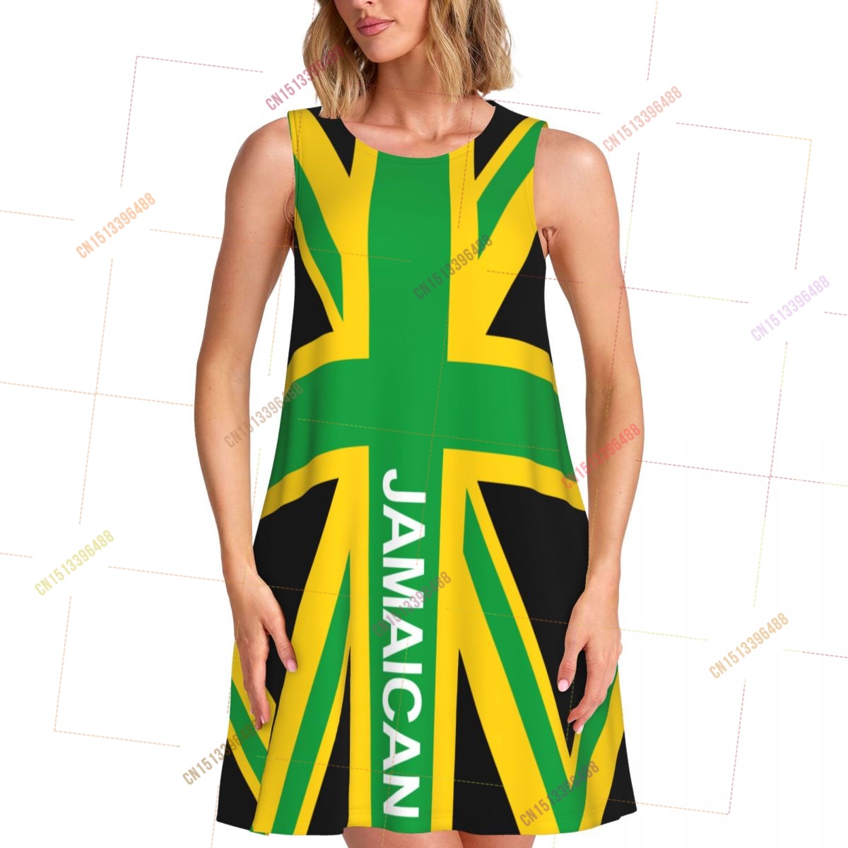 Gaun Wanita Bendera Jamaika UK - Women Fashion Uk ulasan dan harga