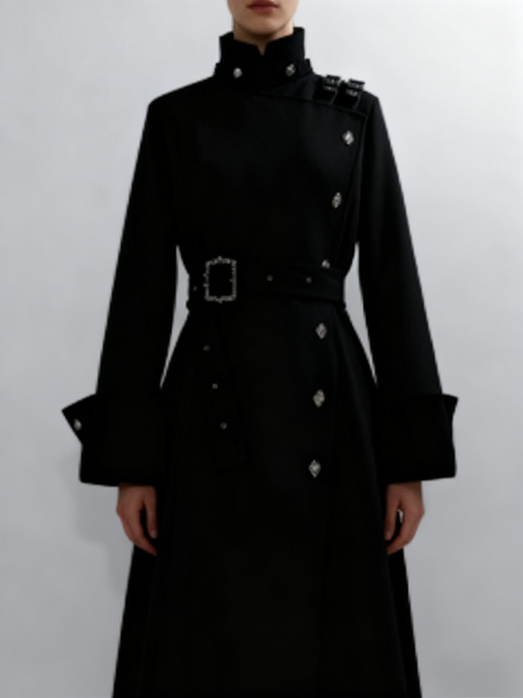 Mantel Wol Panjang Gaya Gotik  - Women'S Fashion Suit ulasan dan harga