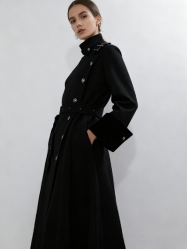 Mantel Wol Panjang Gaya Gotik  - Women'S Fashion Suit ulasan dan harga