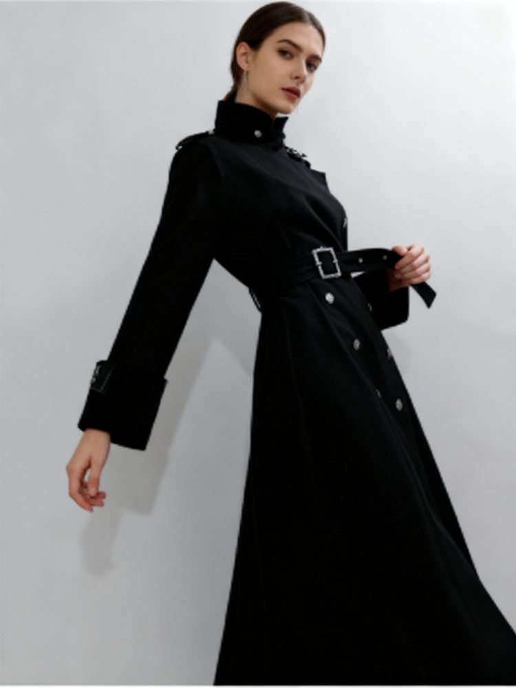 Mantel Wol Panjang Gaya Gotik  - Women'S Fashion Suit ulasan dan harga