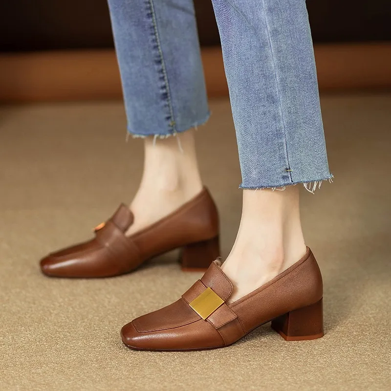 Sepatu Wanita Kulit Model Pump - Women Fashion Jeans ulasan dan harga