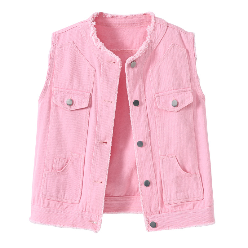 Rompi Denim Tanpa Lengan Wanit - Women Fashion Vest ulasan dan harga