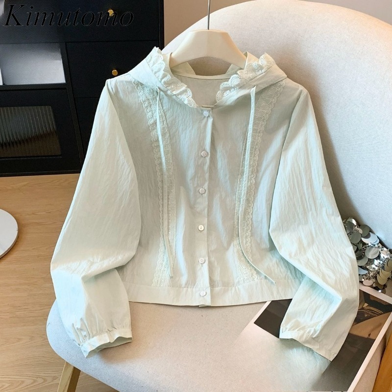 Kimutomo Kemeja Wanita dengan  - Women'S Y2K Fashion Aesthetic ulasan dan harga