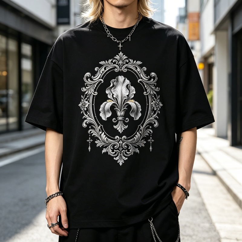 Kaos Grafis Edgy Baroque dan F - Women'S Fashion Edgy ulasan dan harga