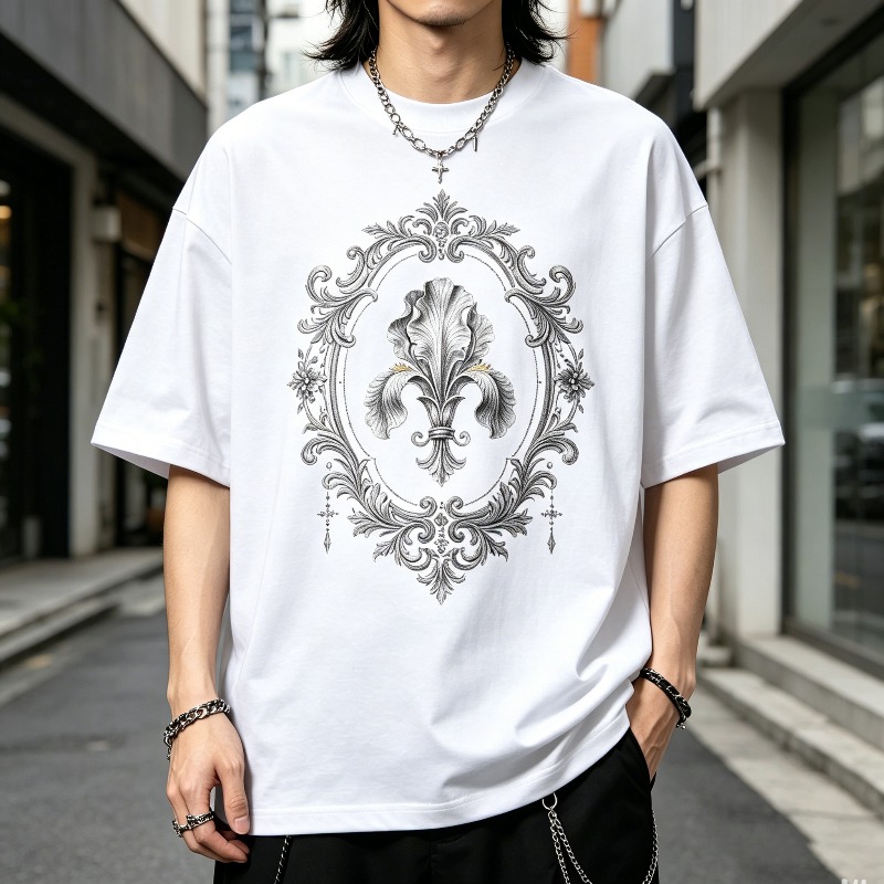 Kaos Grafis Edgy Baroque dan F - Women'S Fashion Edgy ulasan dan harga