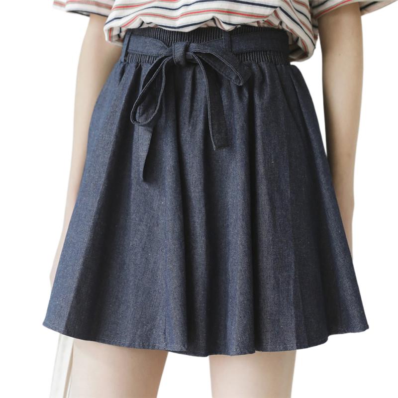 Rok denim kasual wanita model  - Women Fashion Jeans ulasan dan harga