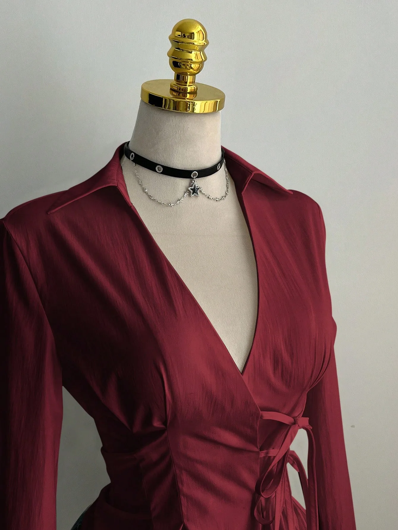 Blus Lengan Panjang Modis Keme - Women'S Y2K Fashion Aesthetic ulasan dan harga