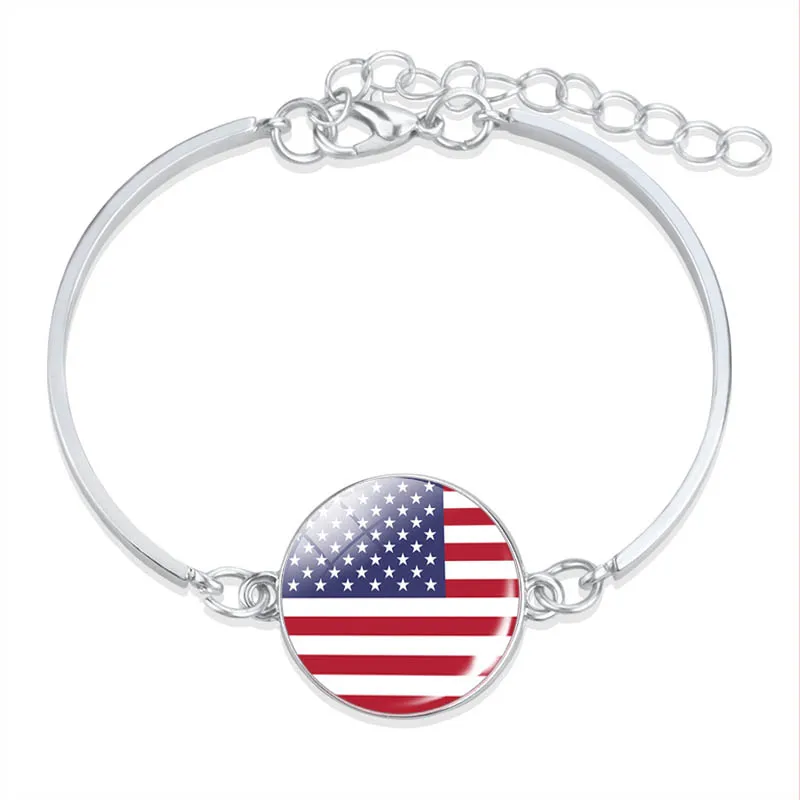 Gelang liontin bendera dunia P - Women Fashion Uk ulasan dan harga