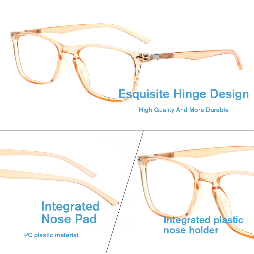 Kacamata Baca Bingkai Persegi  - Women'S Fashion Glasses With Clear Lenses ulasan dan harga
