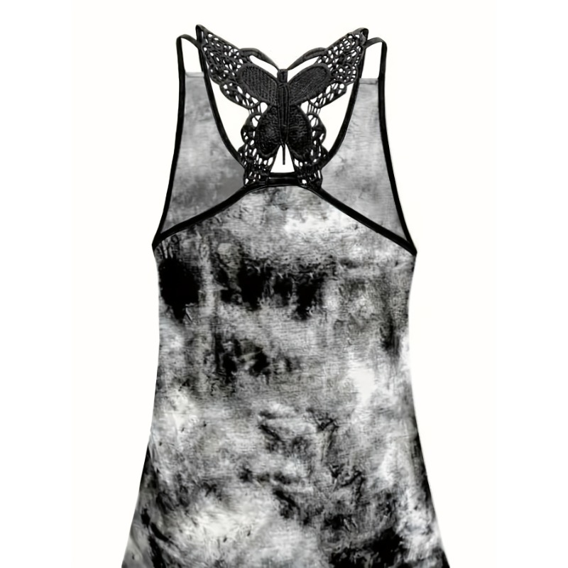 Tank Top Gambar Cetak Ukuran B - Women Fashion Vest ulasan dan harga