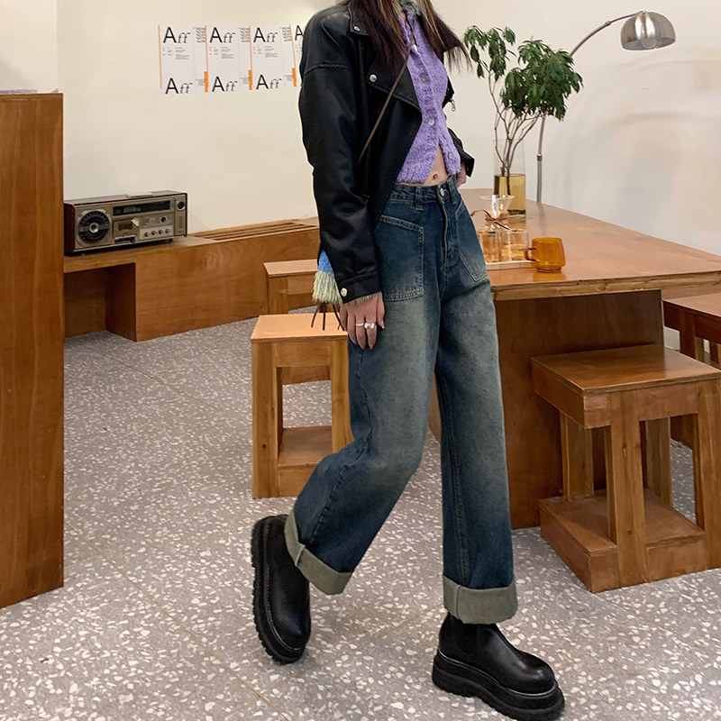 Celana Jeans Lurus Model Longg - Women Fashion Jeans ulasan dan harga