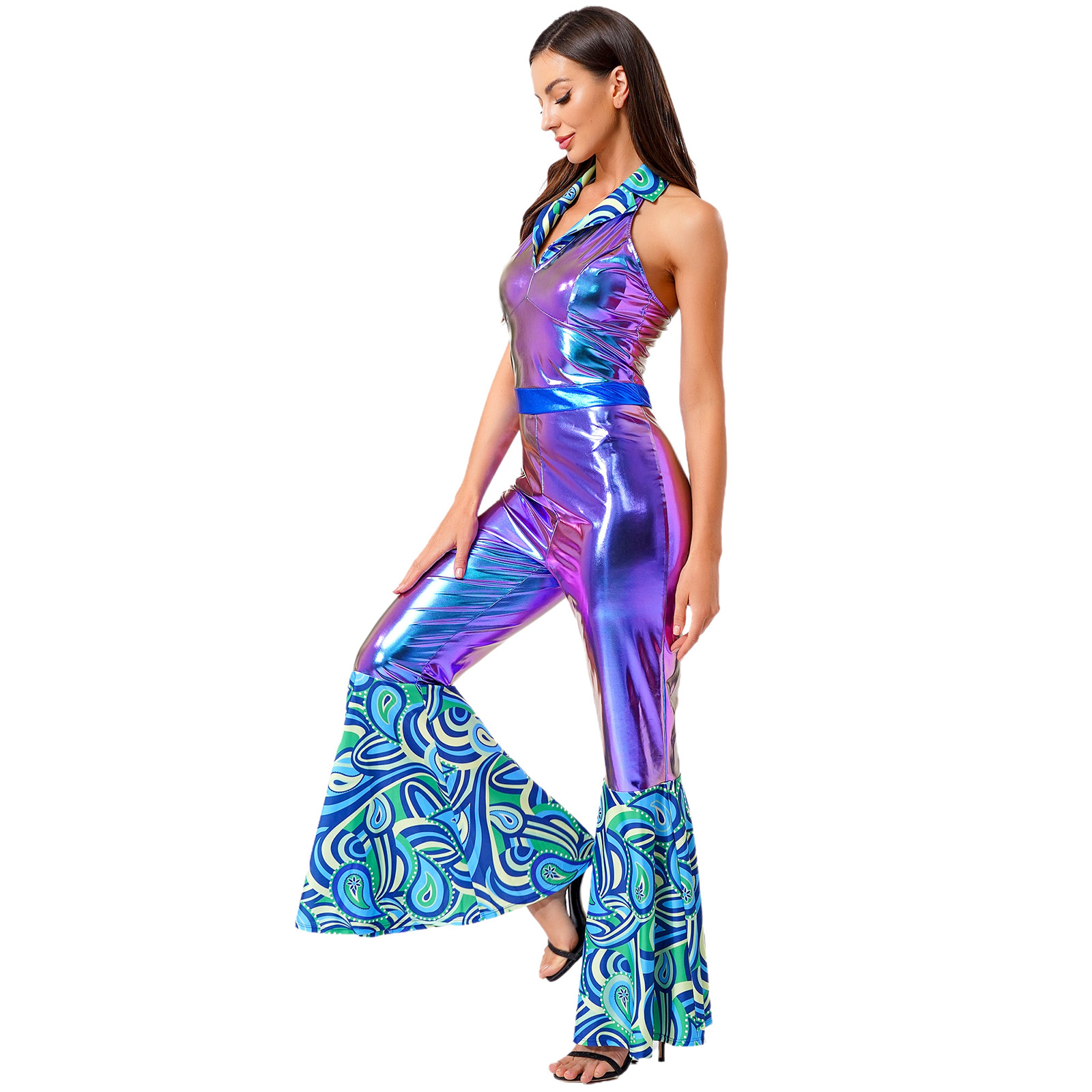 Jumpsuit Antik Disko Wanita 70 - Sleeveless Jumpsuit ulasan dan harga