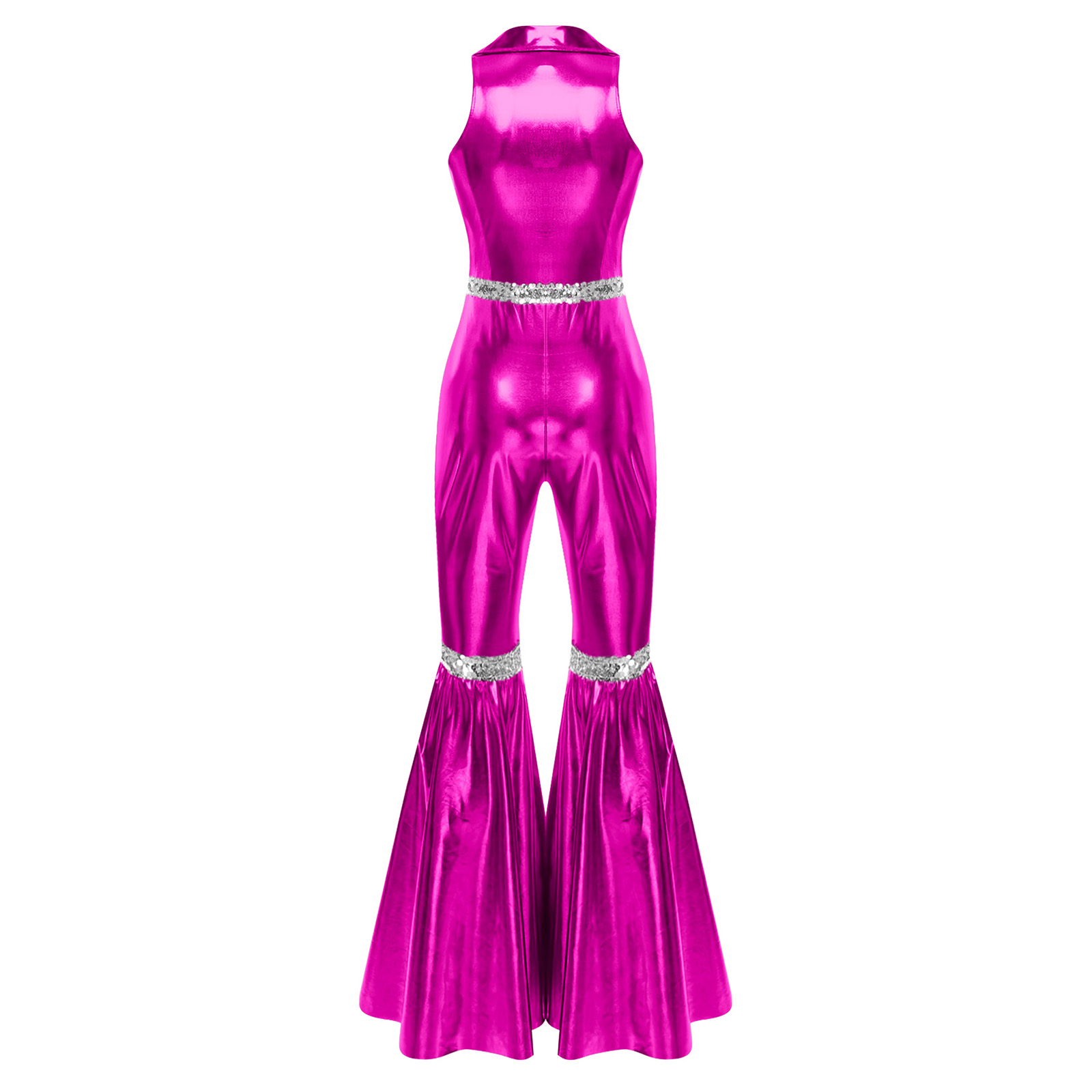 Bodysuit Disko Wanita 70S Kost - Sleeveless Jumpsuit ulasan dan harga