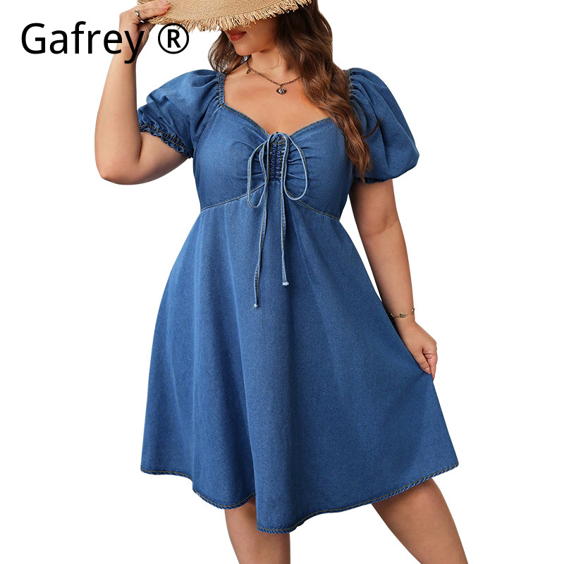 Gaun Midi Denim Wanita Musim P - Women Fashion Jeans ulasan dan harga