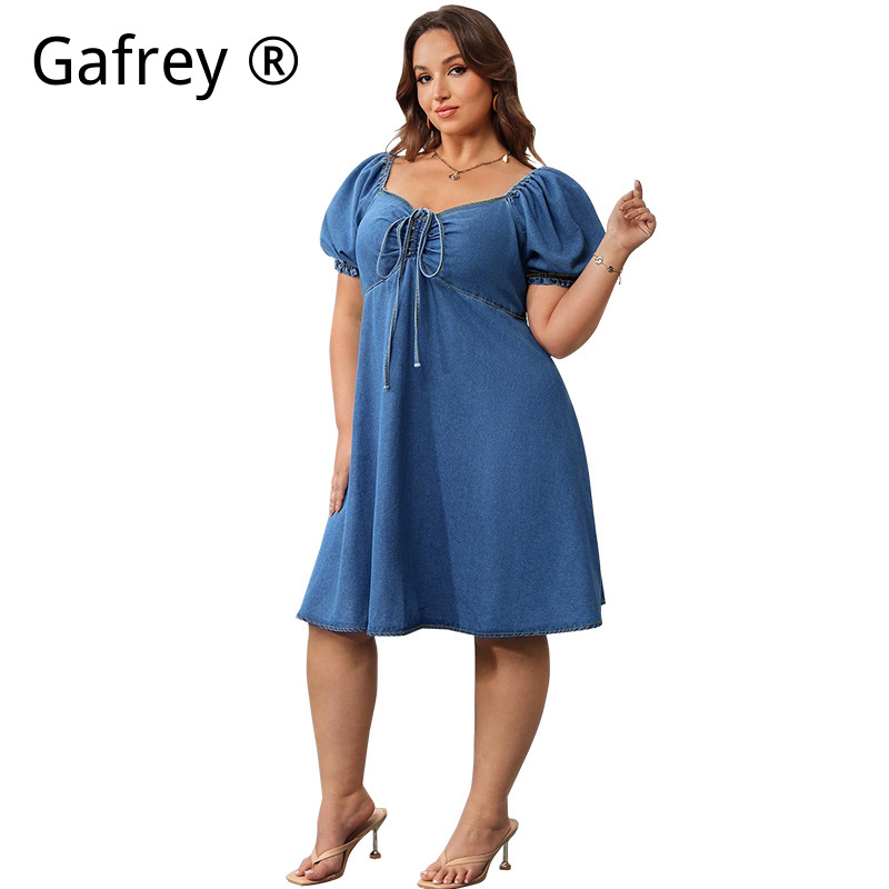 Gaun Midi Denim Wanita Musim P - Women Fashion Jeans ulasan dan harga