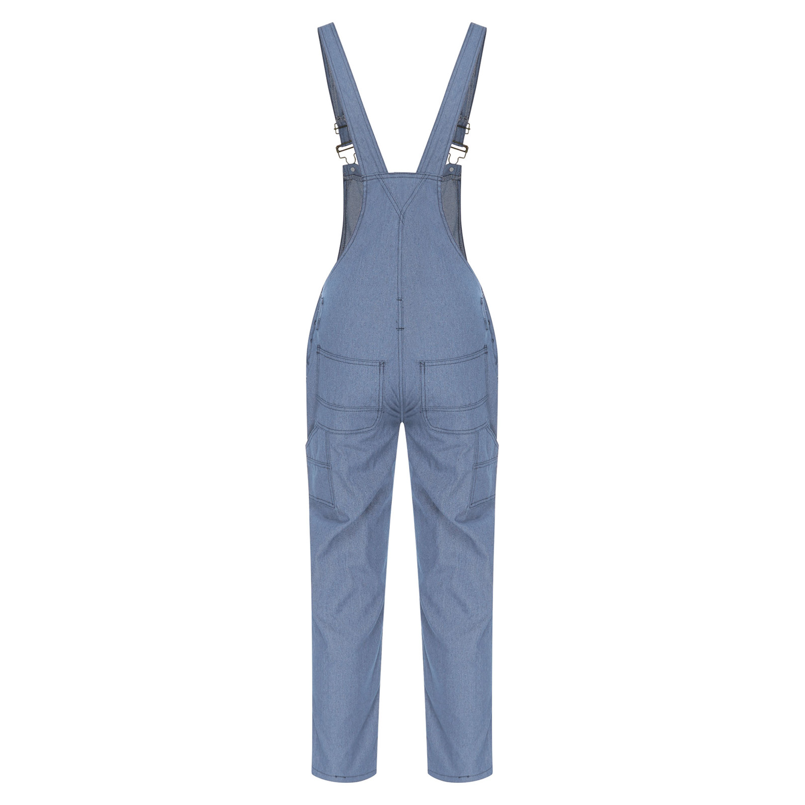 Jumpsuit Denim Kasual Pria den - Sleeveless Jumpsuit ulasan dan harga