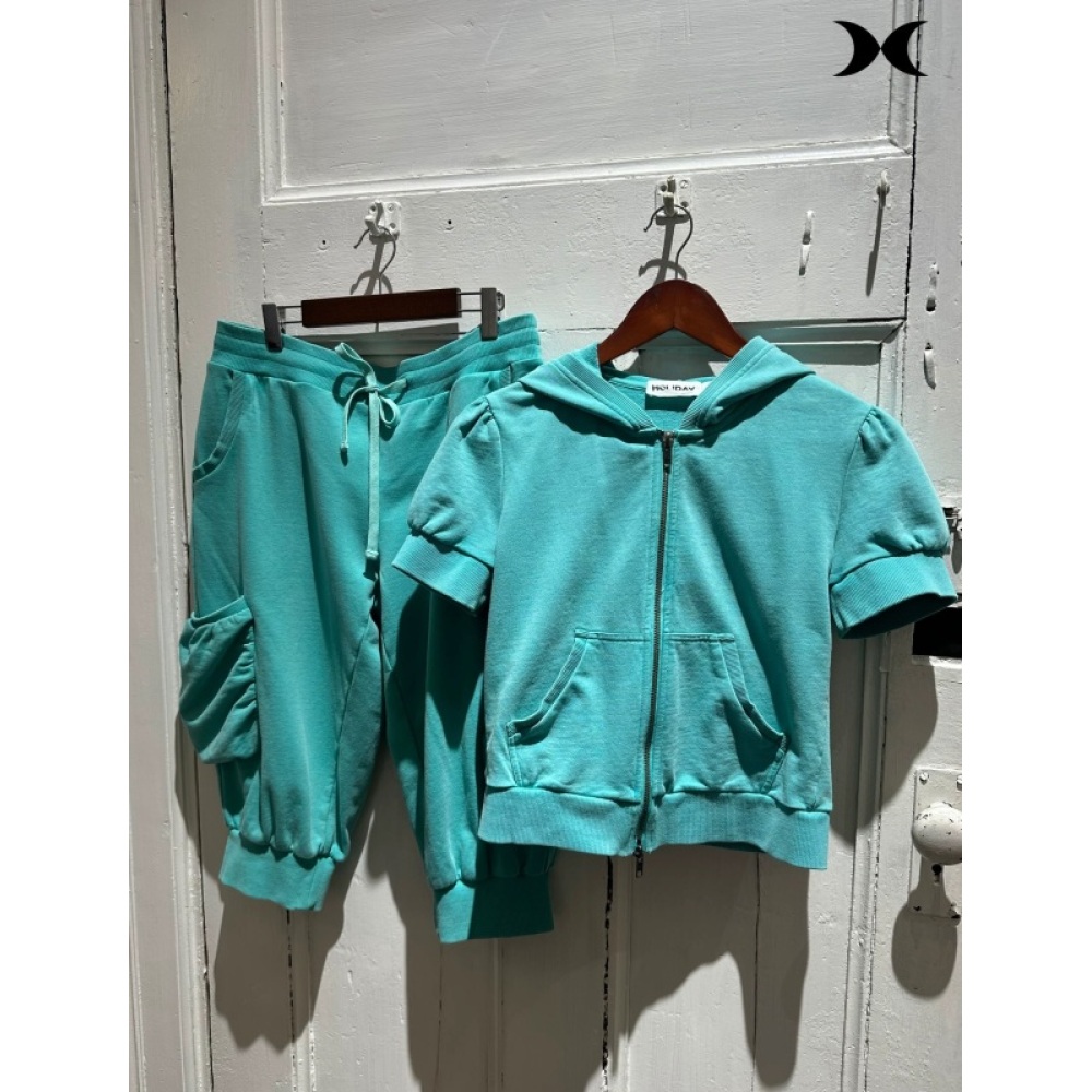 Setelan jaket hoodie pendek be - Women'S Fashion Suit ulasan dan harga